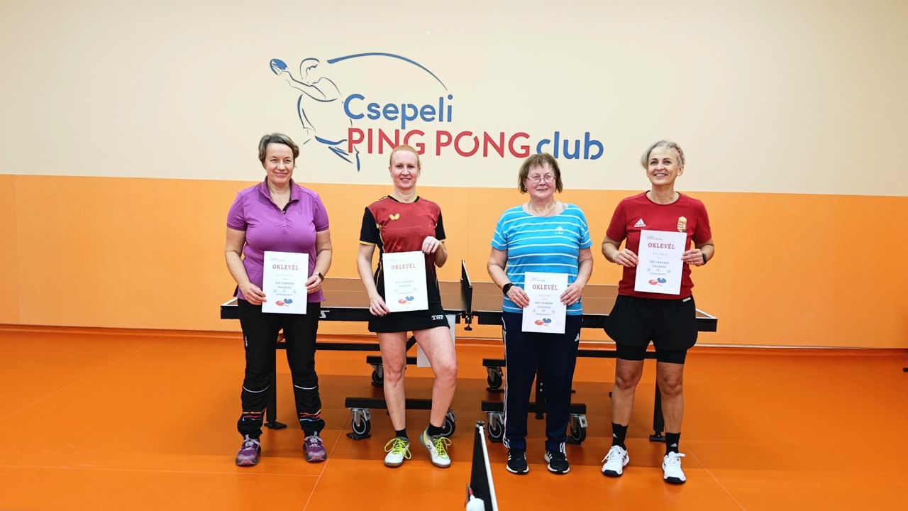 Csepeli Pingpong Club vigaszag 1214