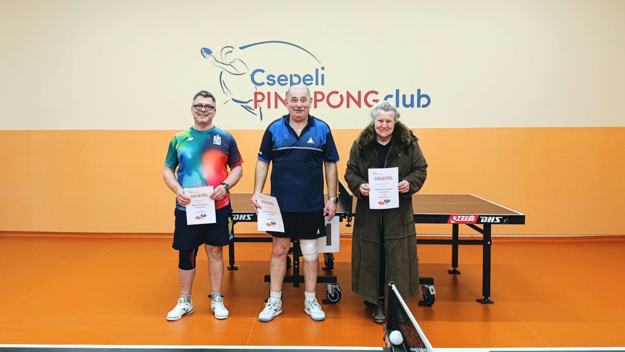 Csepeli pingpong Club vigaszag 1207